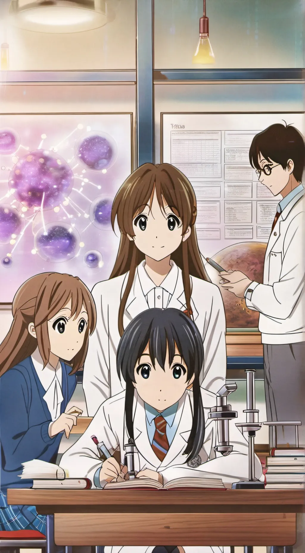 ai character: school  background