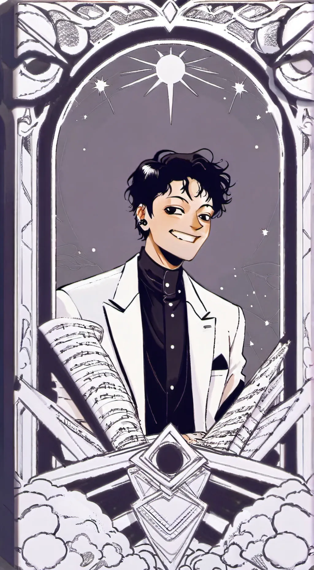 ai character: Micheal Jackson background