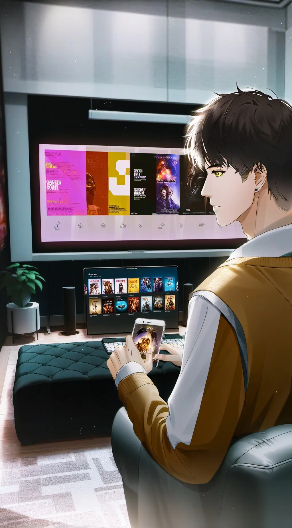 ai character: tu jefe😈😈😈 background