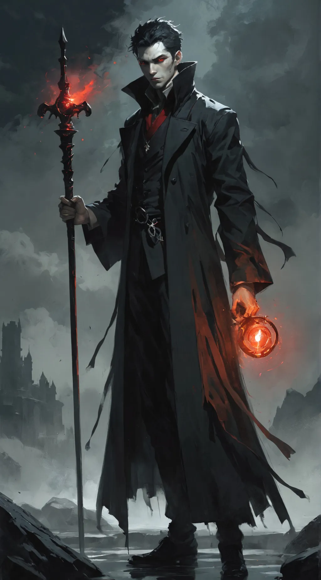 ai character: Drak background