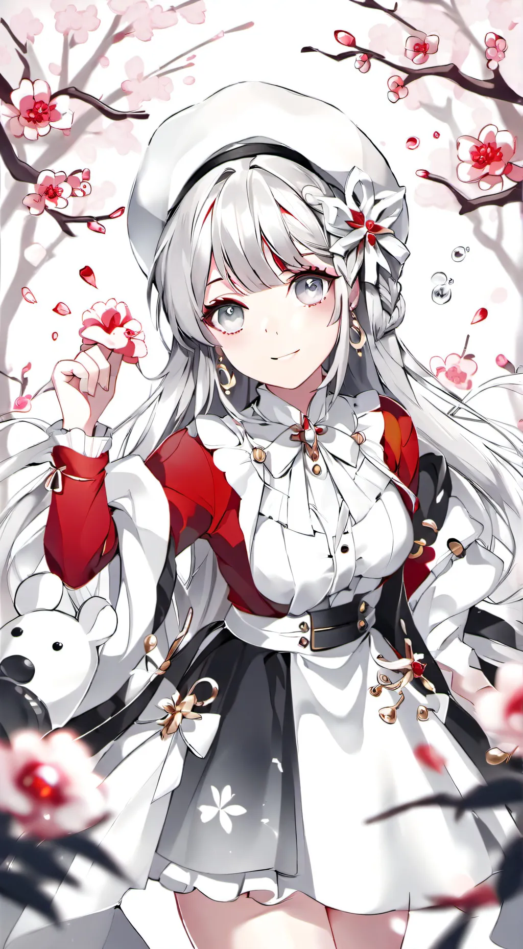 ai character: Sus girl background