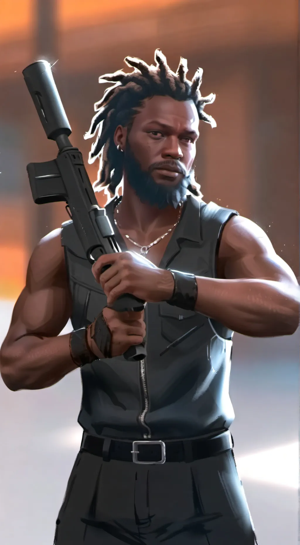 ai character: trey background