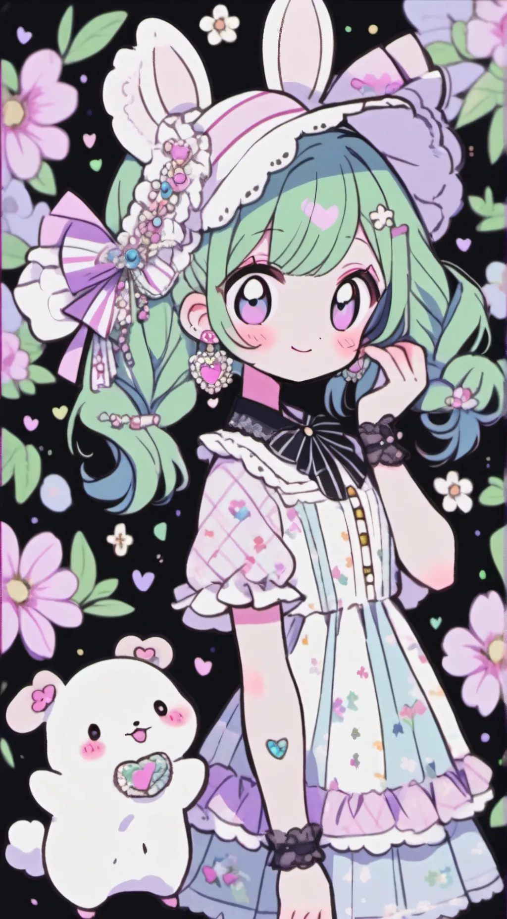 ai character: tu amiga background