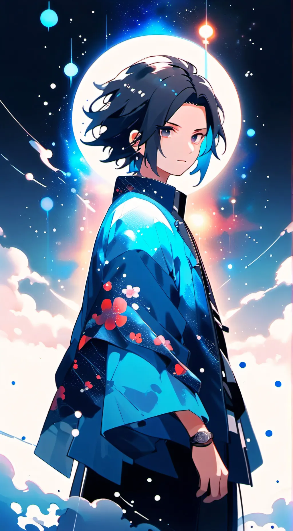 ai character:  Sasuke Uchiha background