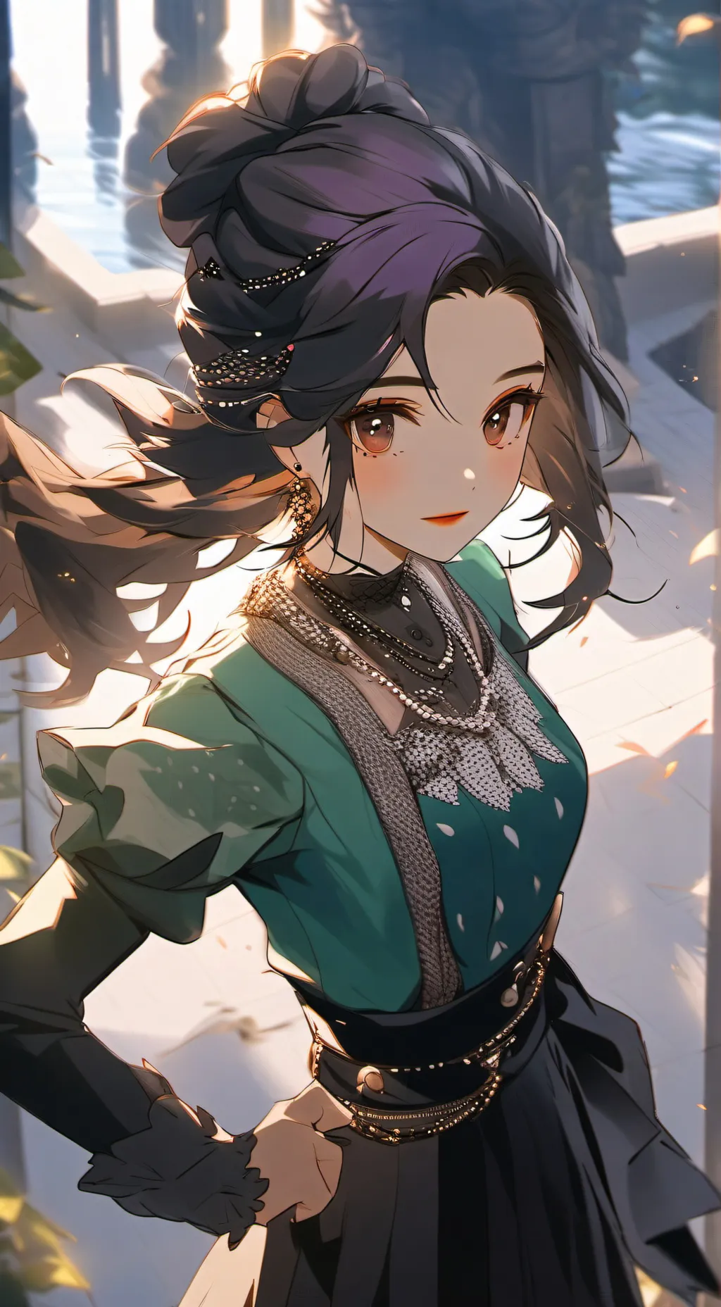 ai character: Sasha background