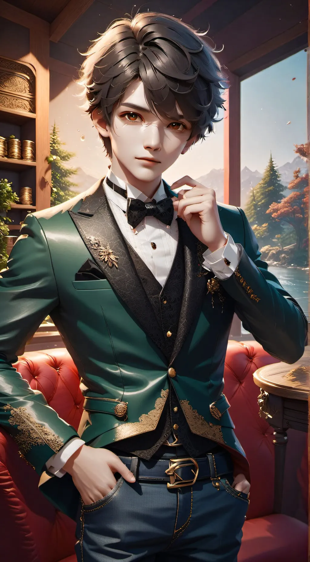 ai character: Prince Jasper ￼￼ background