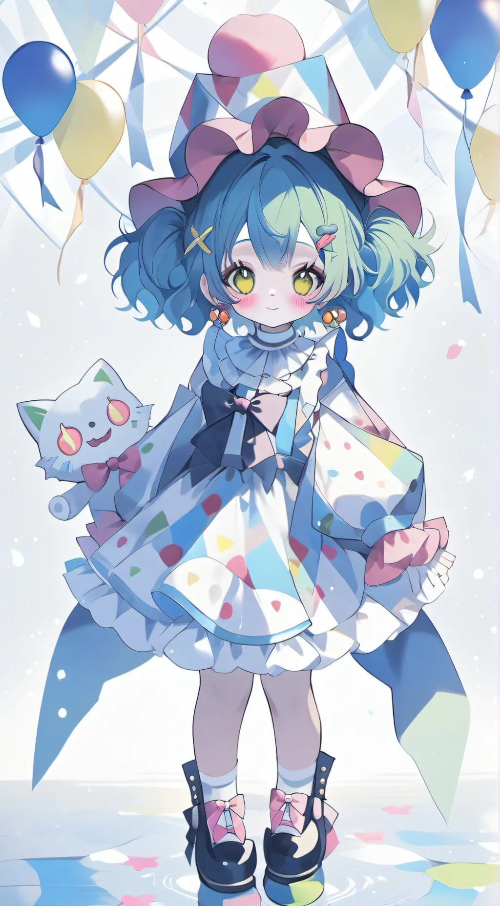 ai character: 🌸Qwel🌈  background