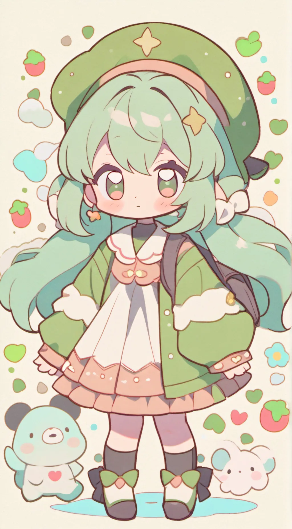 ai character: lily  background