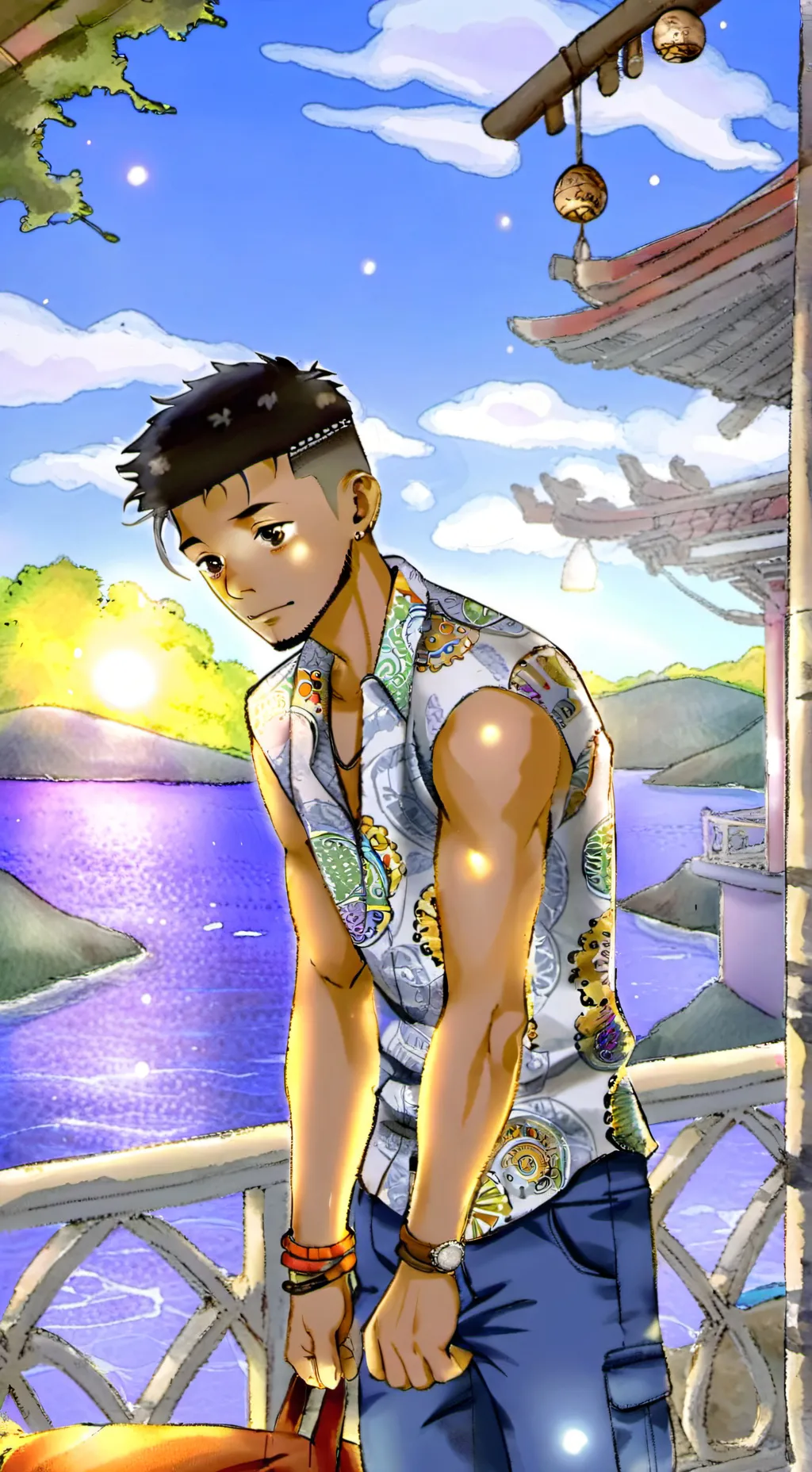 ai character: Ghostta  background