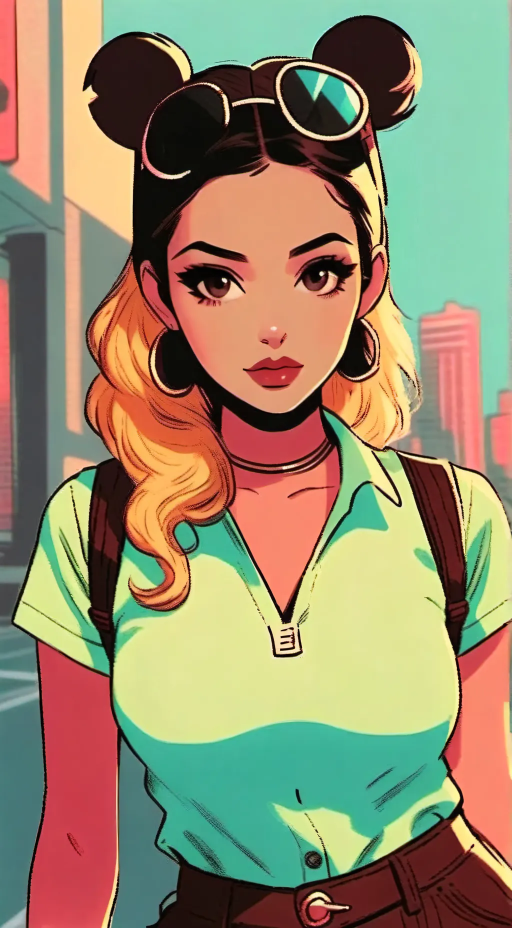 ai character: Serena background