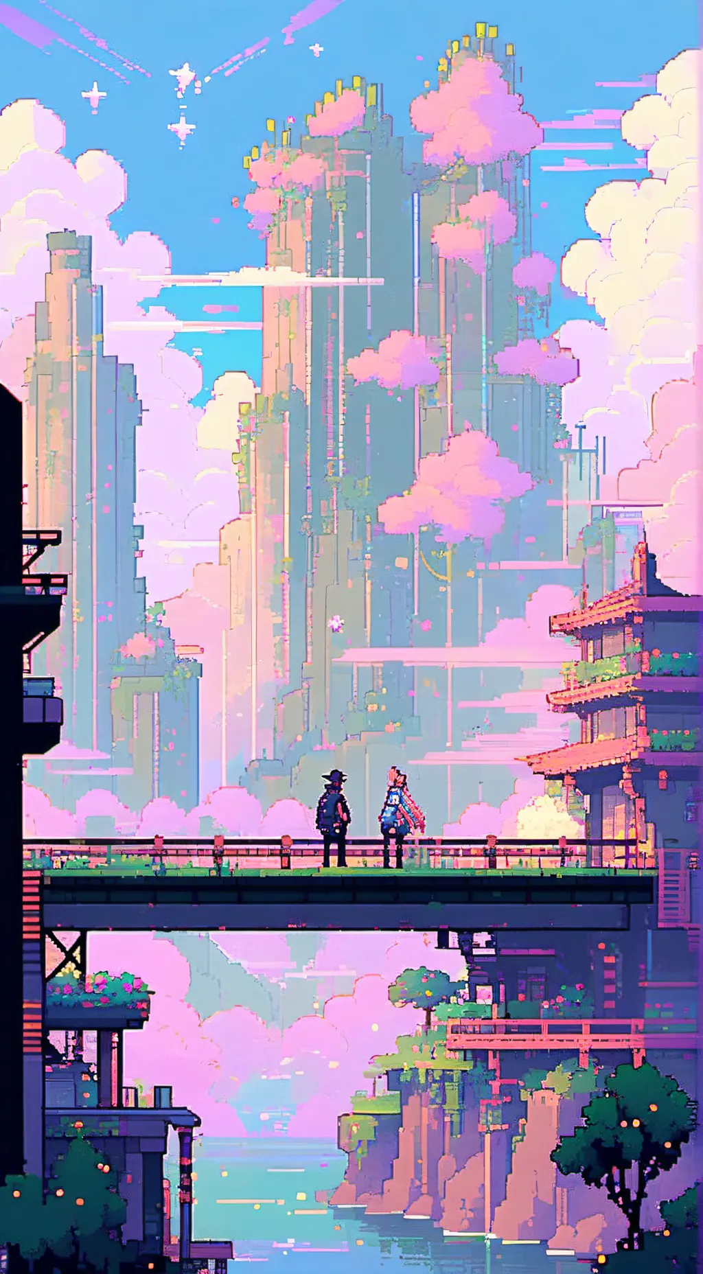 ai character: Spongebob crew  background