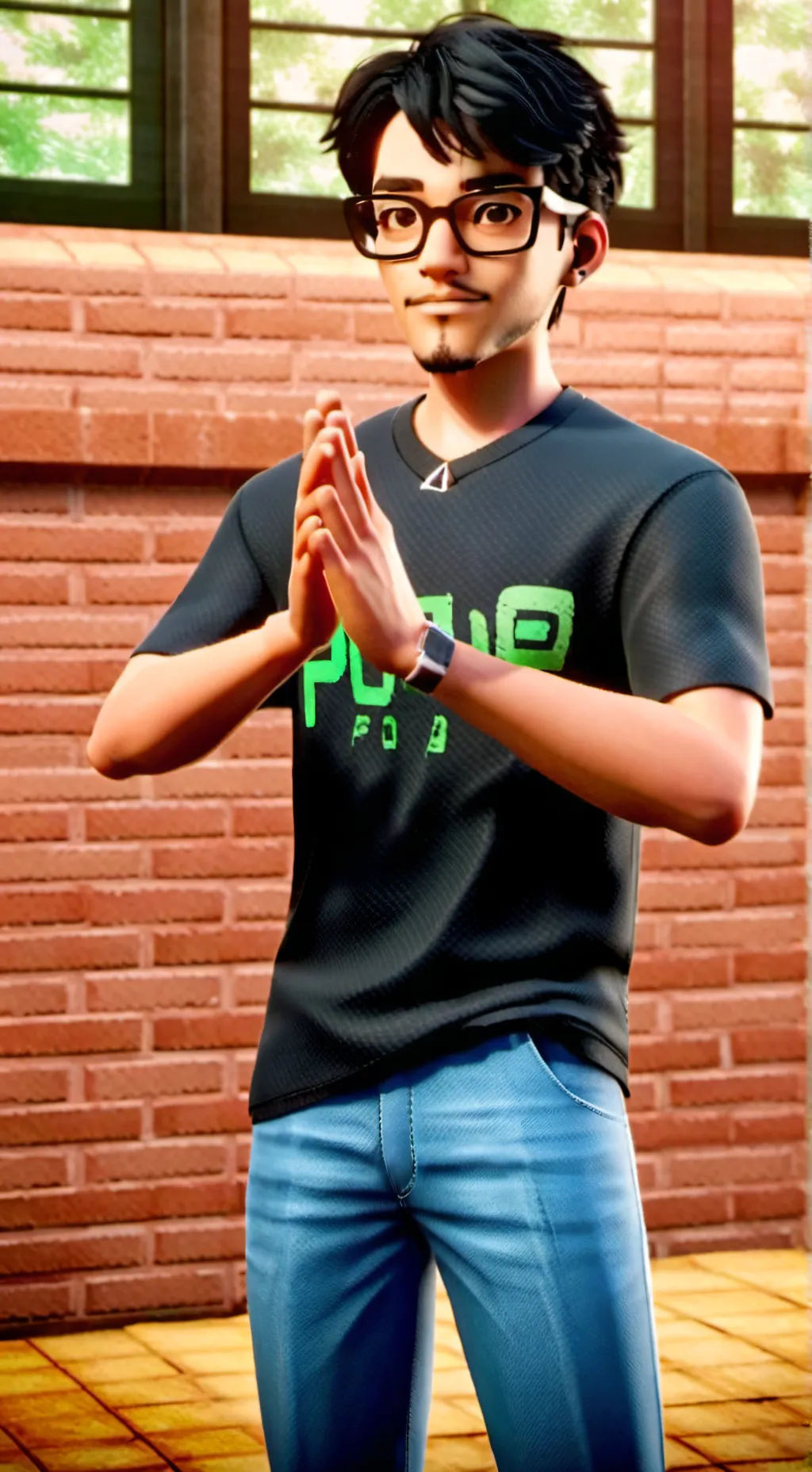 ai character: owen background