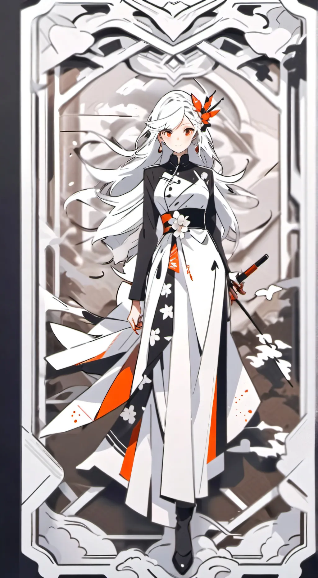 ai character: emilia  background