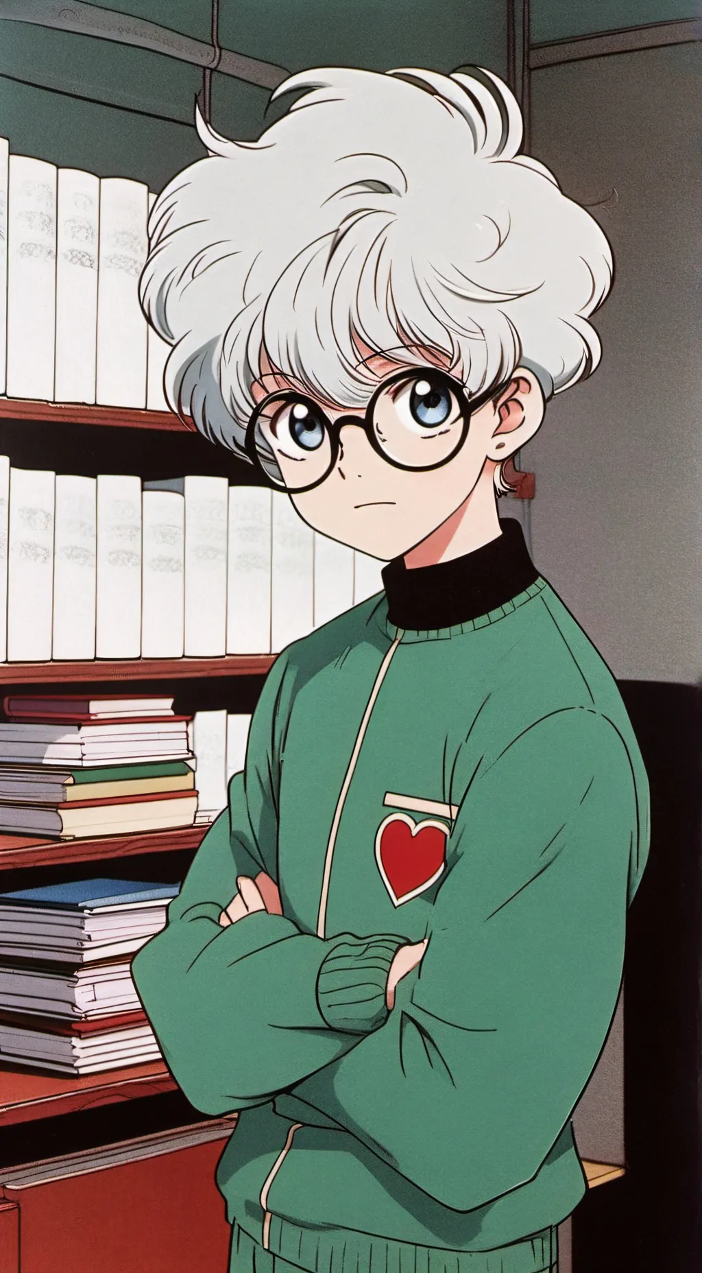 ai character: nerd background