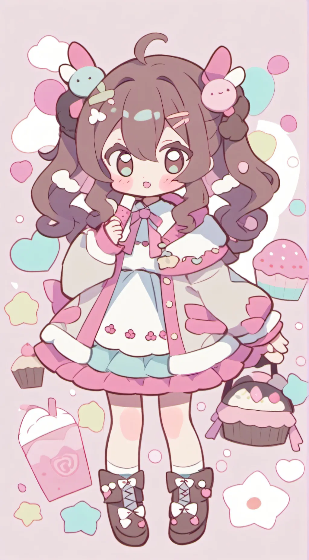 ai character: 🍓🍩Fruitcake2🍓🍩 background