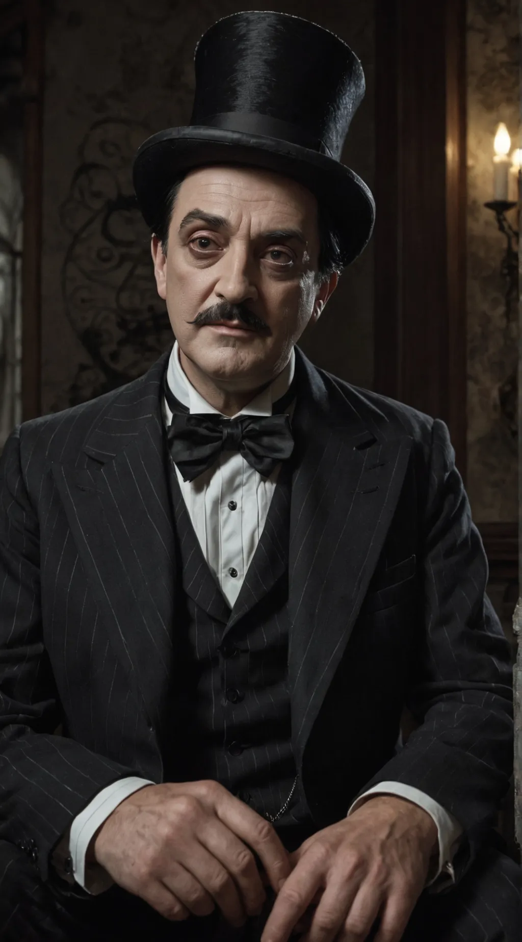 ai character: Homero Addams background