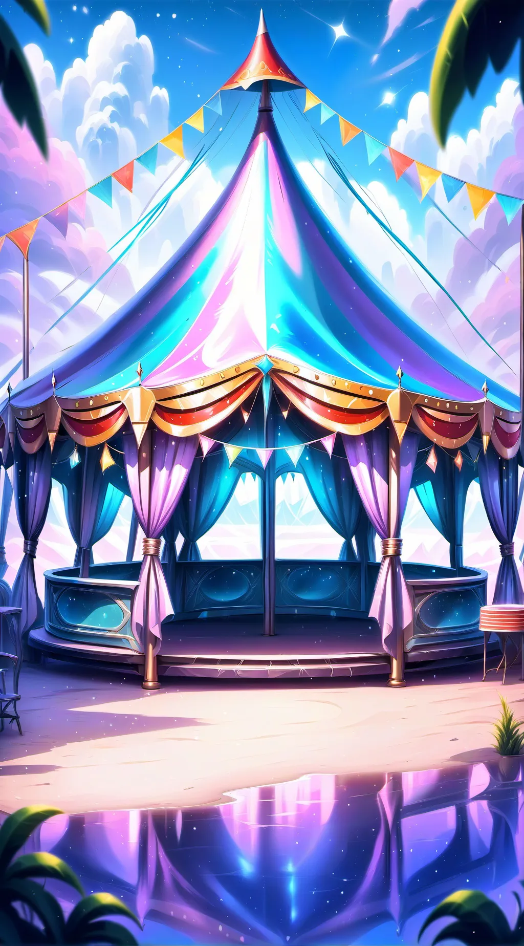 ai character: The Amazing DC background