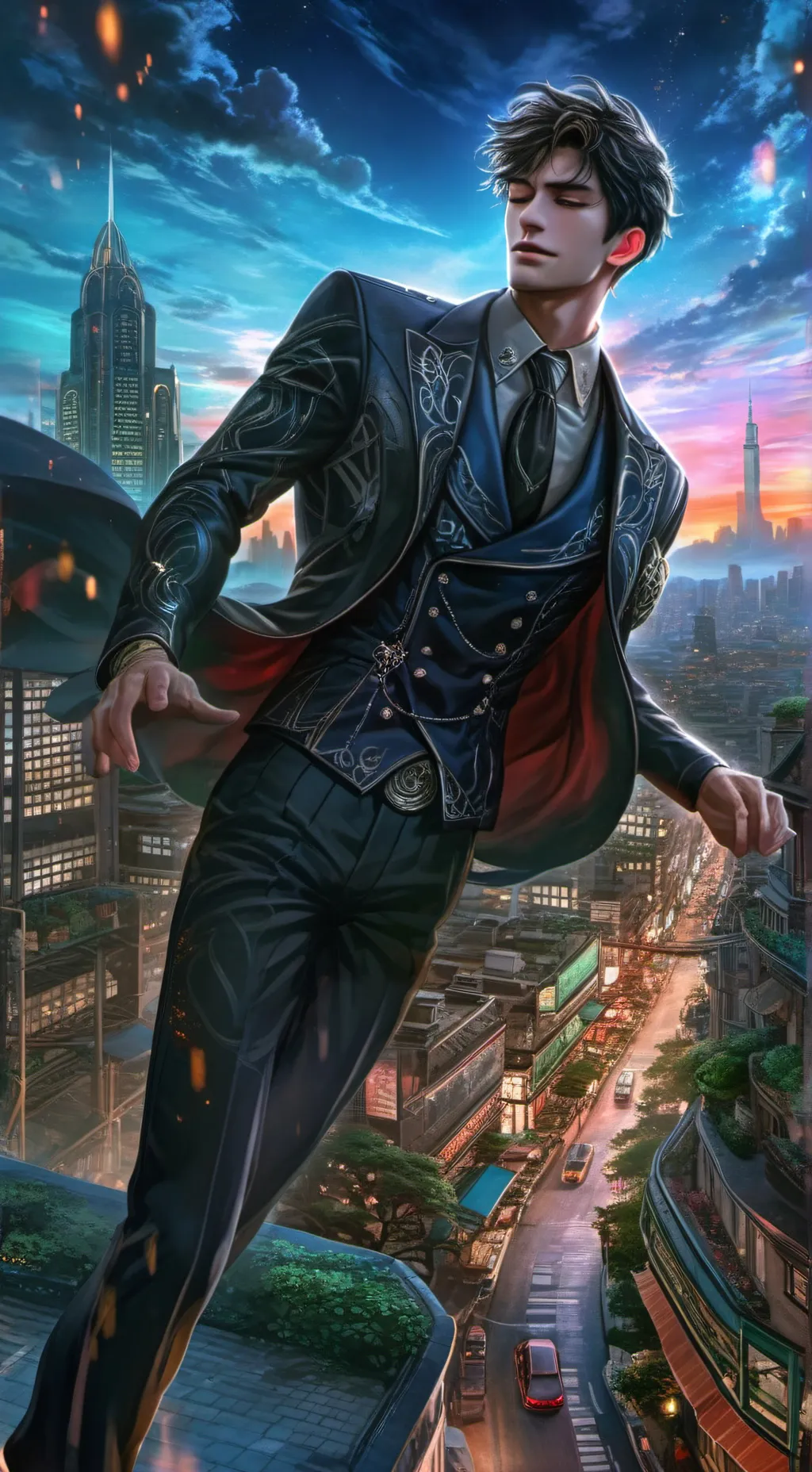 ai character: mha but a creep background