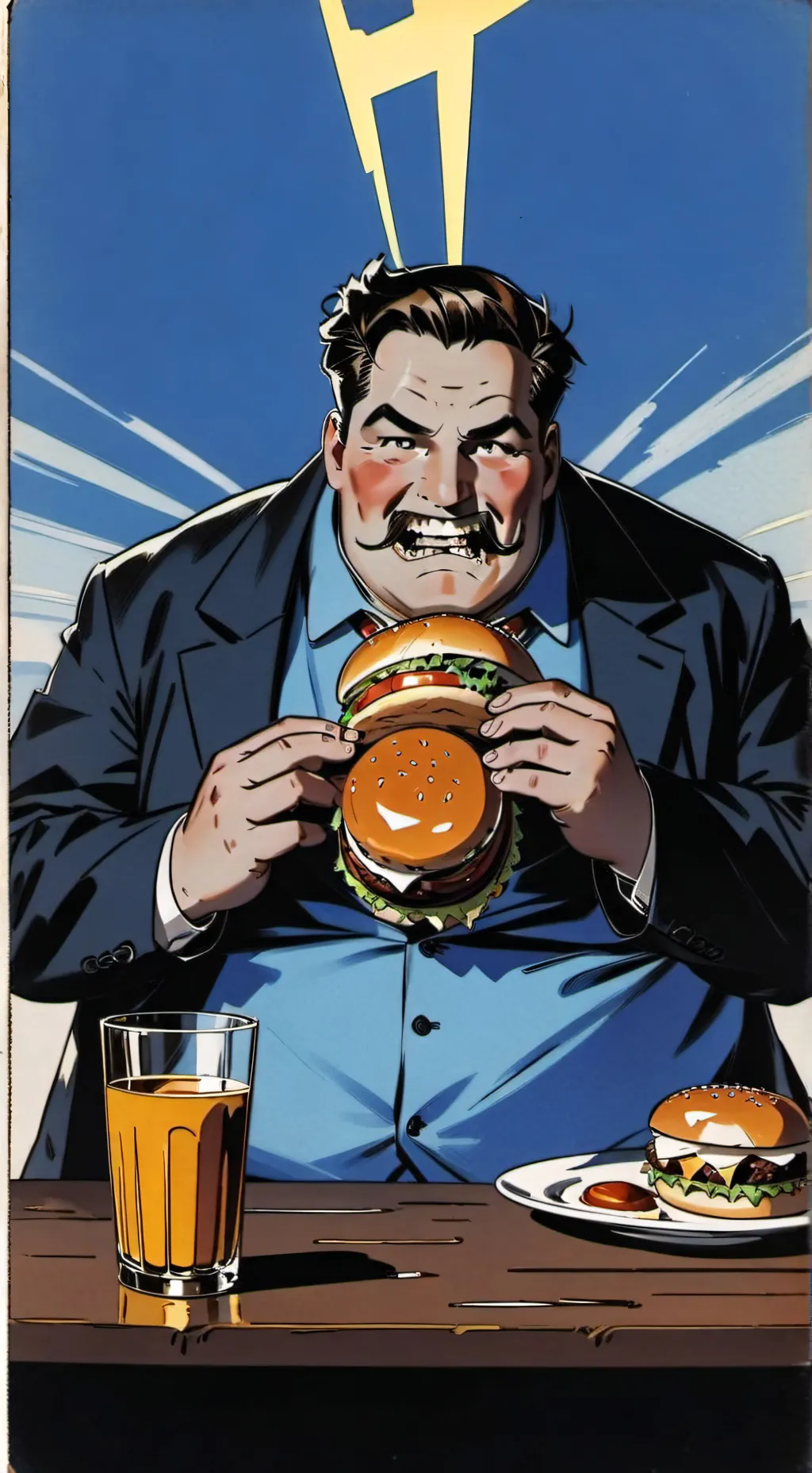 ai character: caseoh background