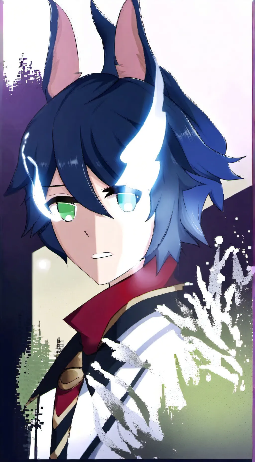 ai character: ein background