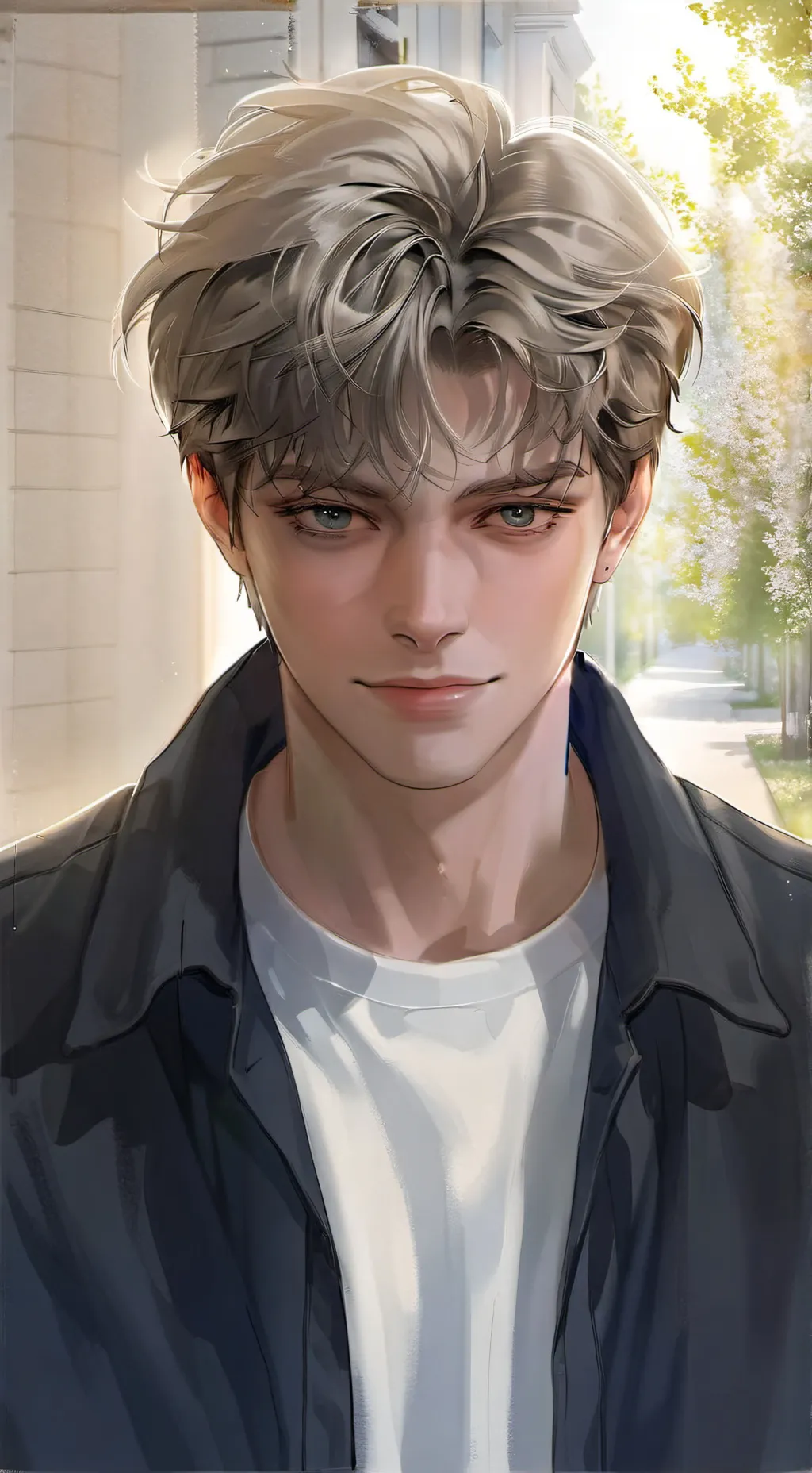 ai character: миша background