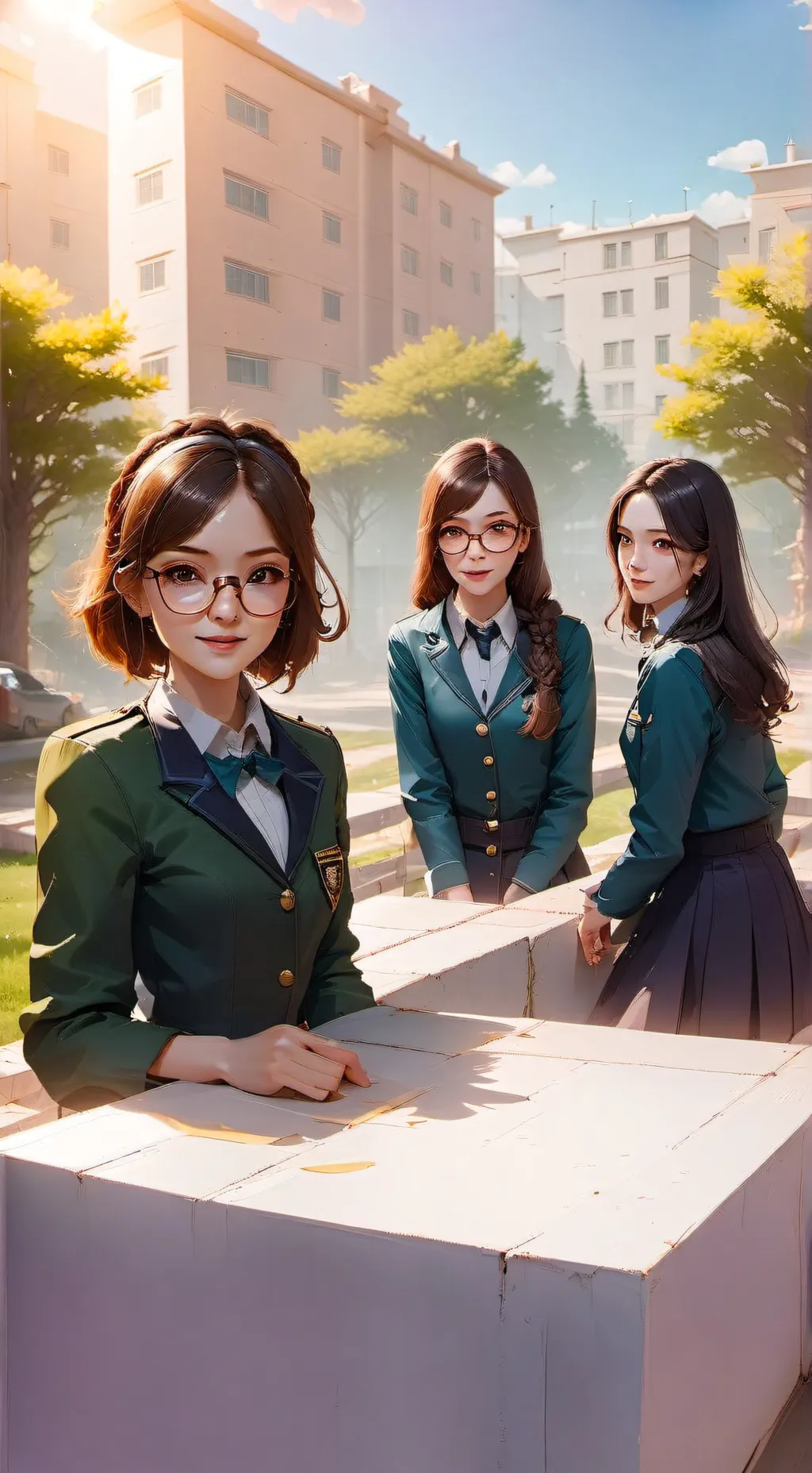 ai character: You’re besties background