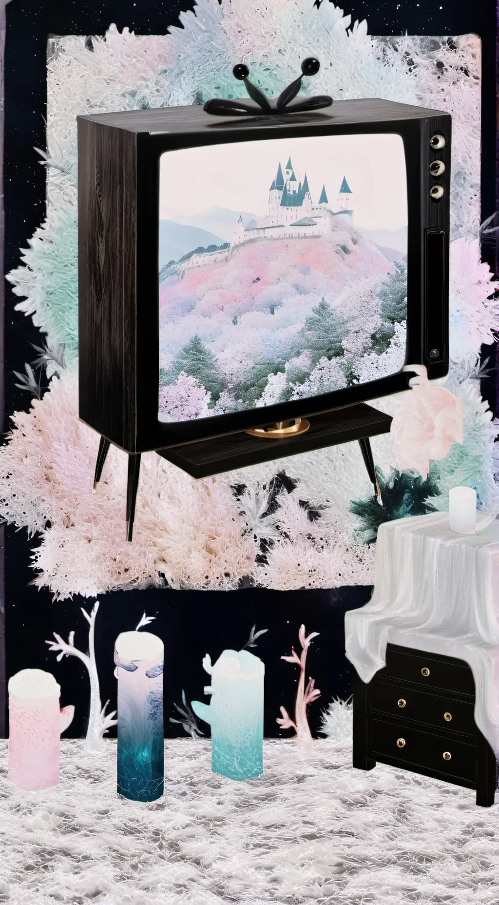 ai character: painter background