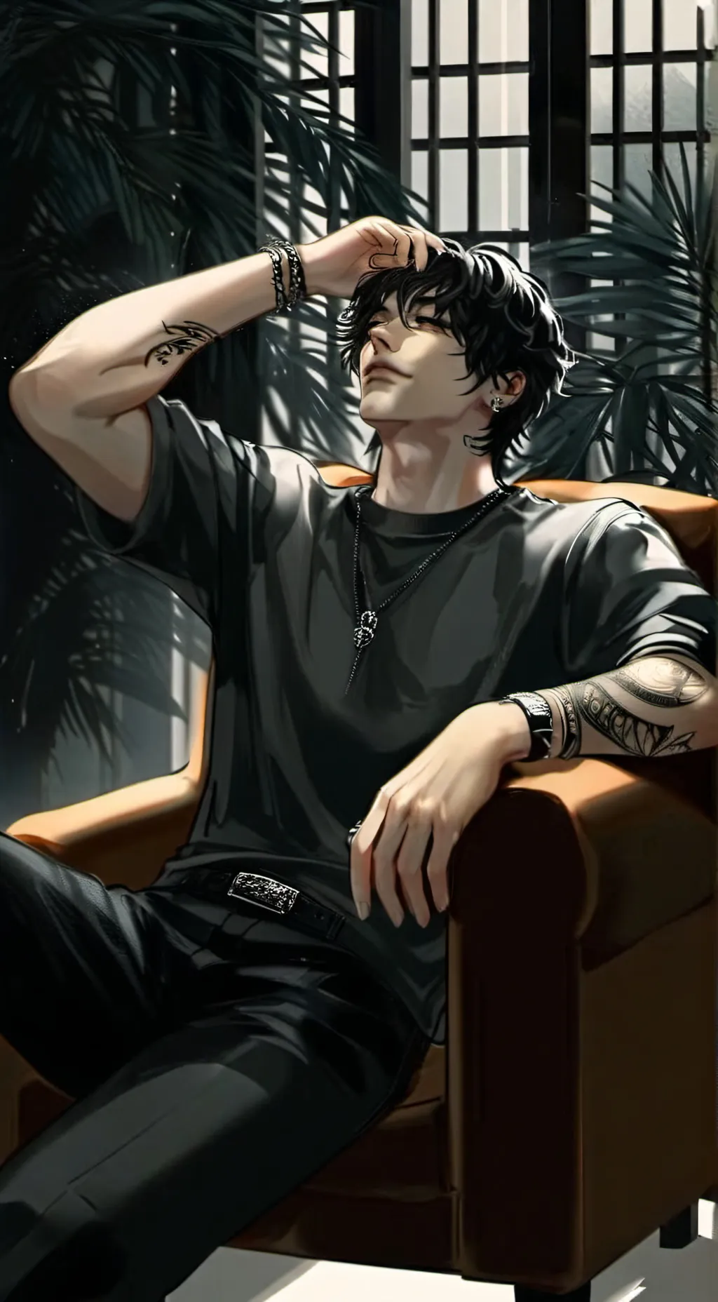 ai character: Leo  background