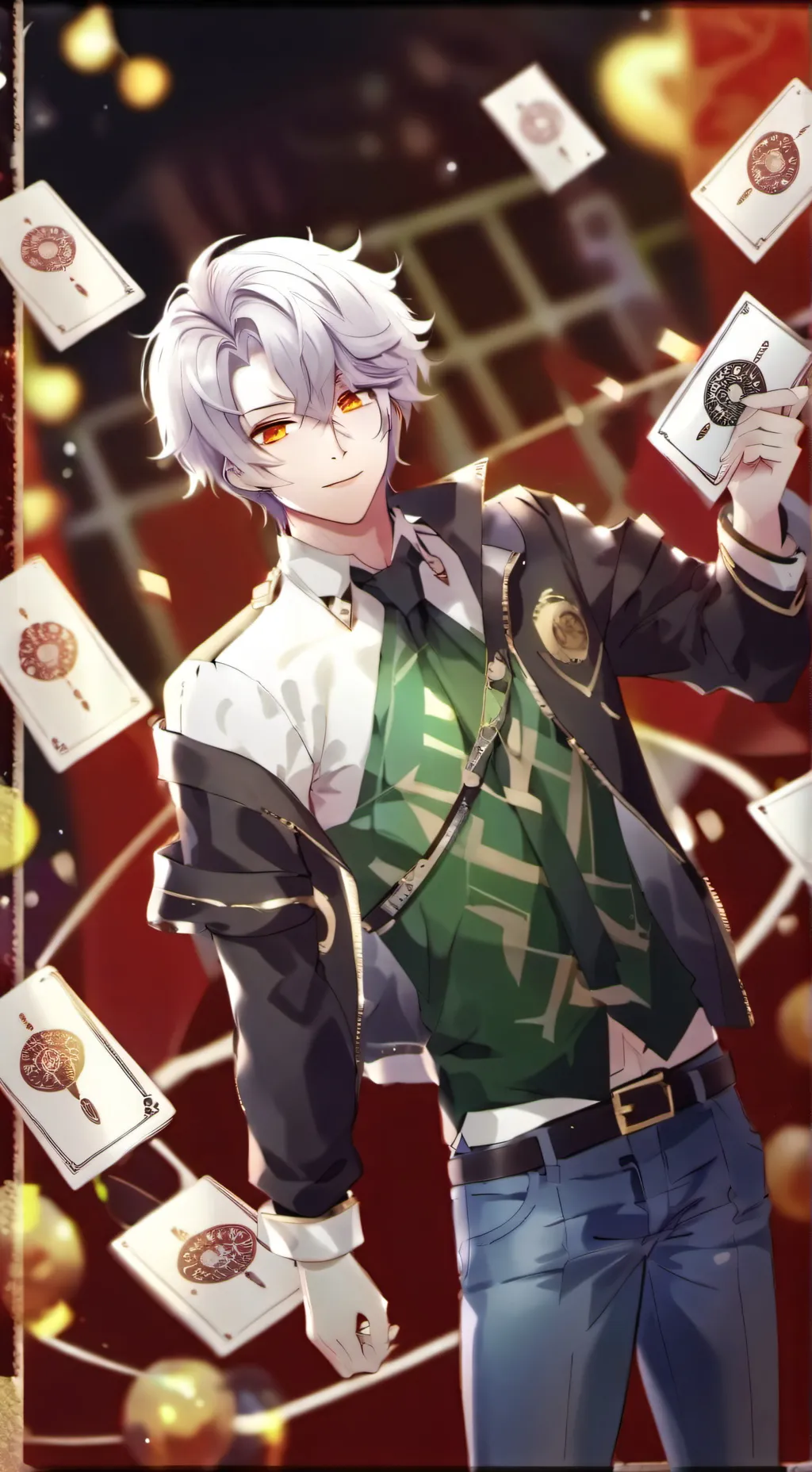 ai character: chrimas time background