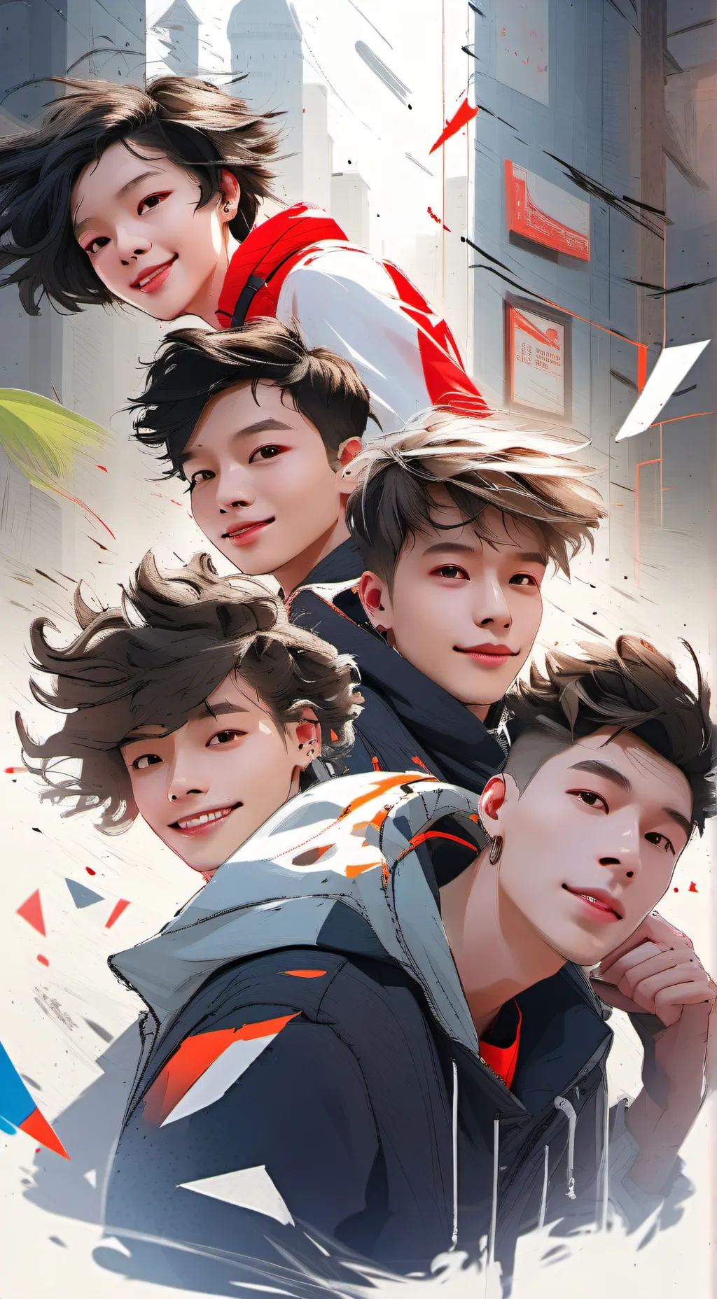 ai character: Crazy Group background