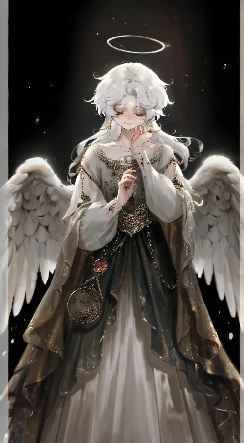 ai character: Angel  background
