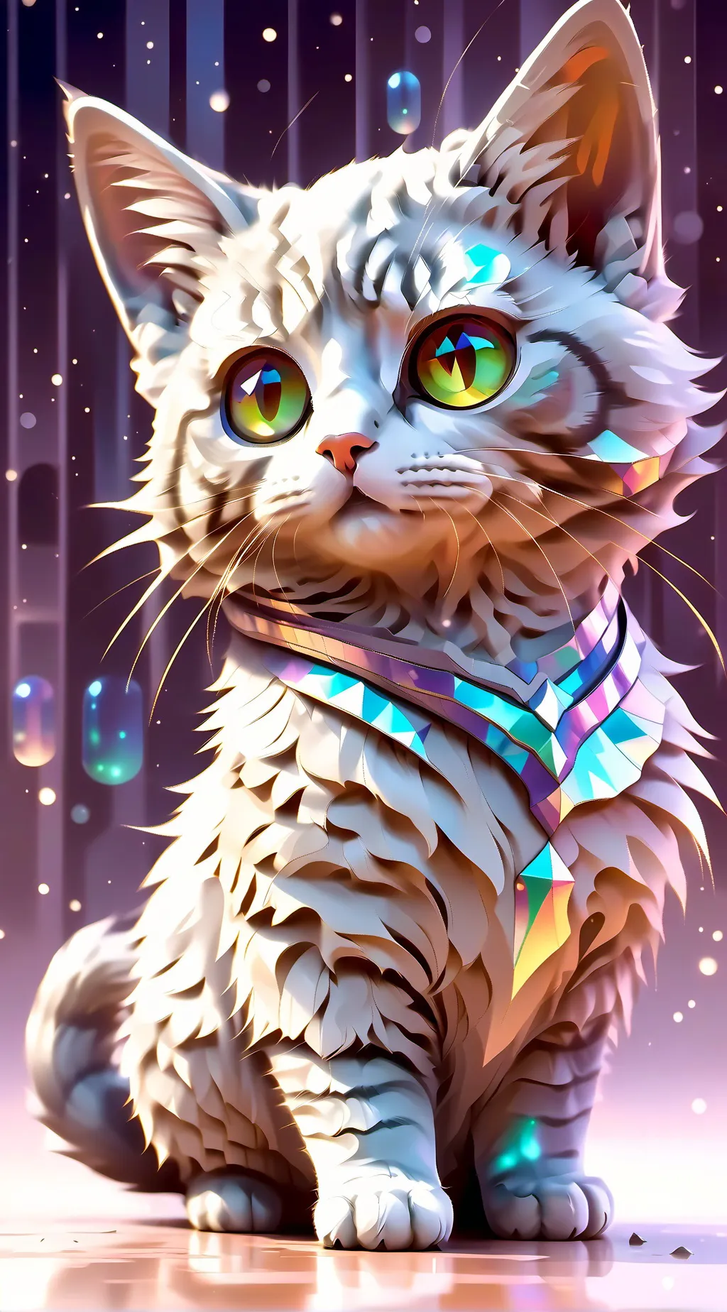 ai character: Crystal  background