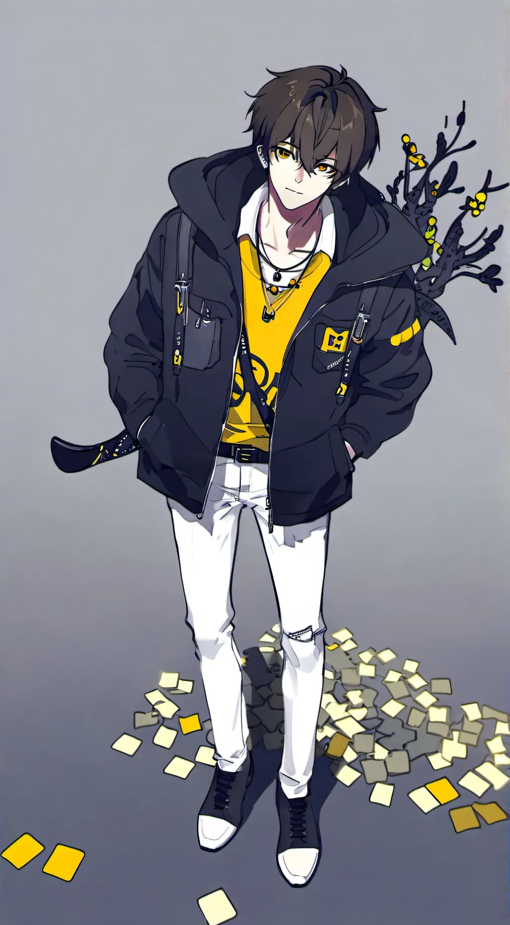 ai character: Johnnys sleepover  background