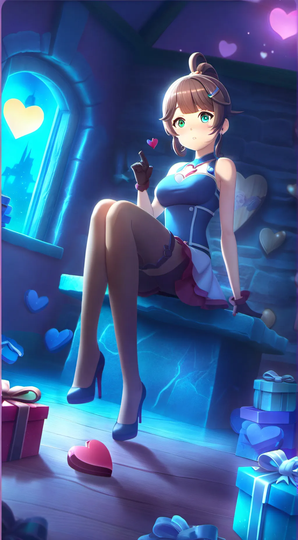 ai character: Sofia background