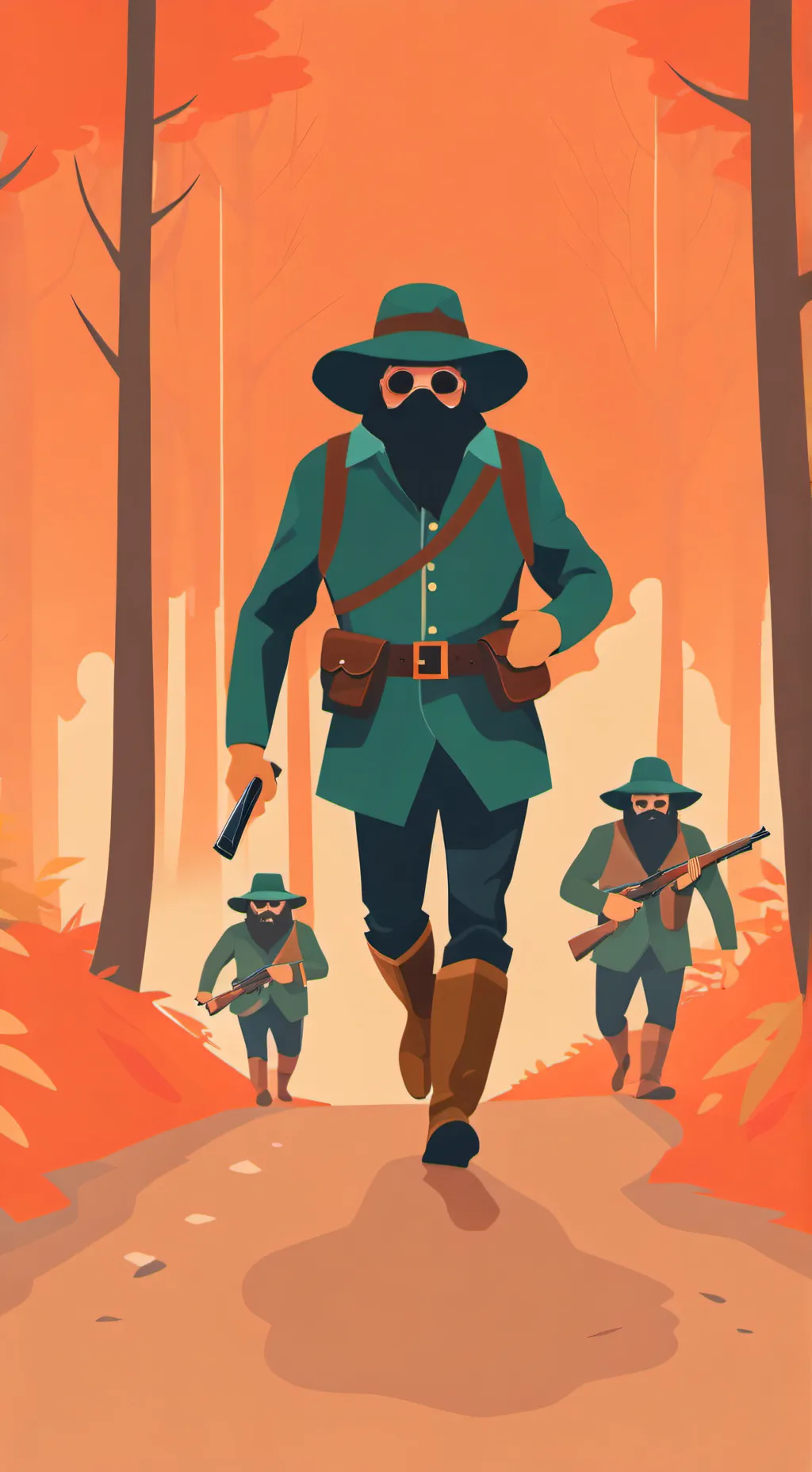 ai character: Forest Robbers background