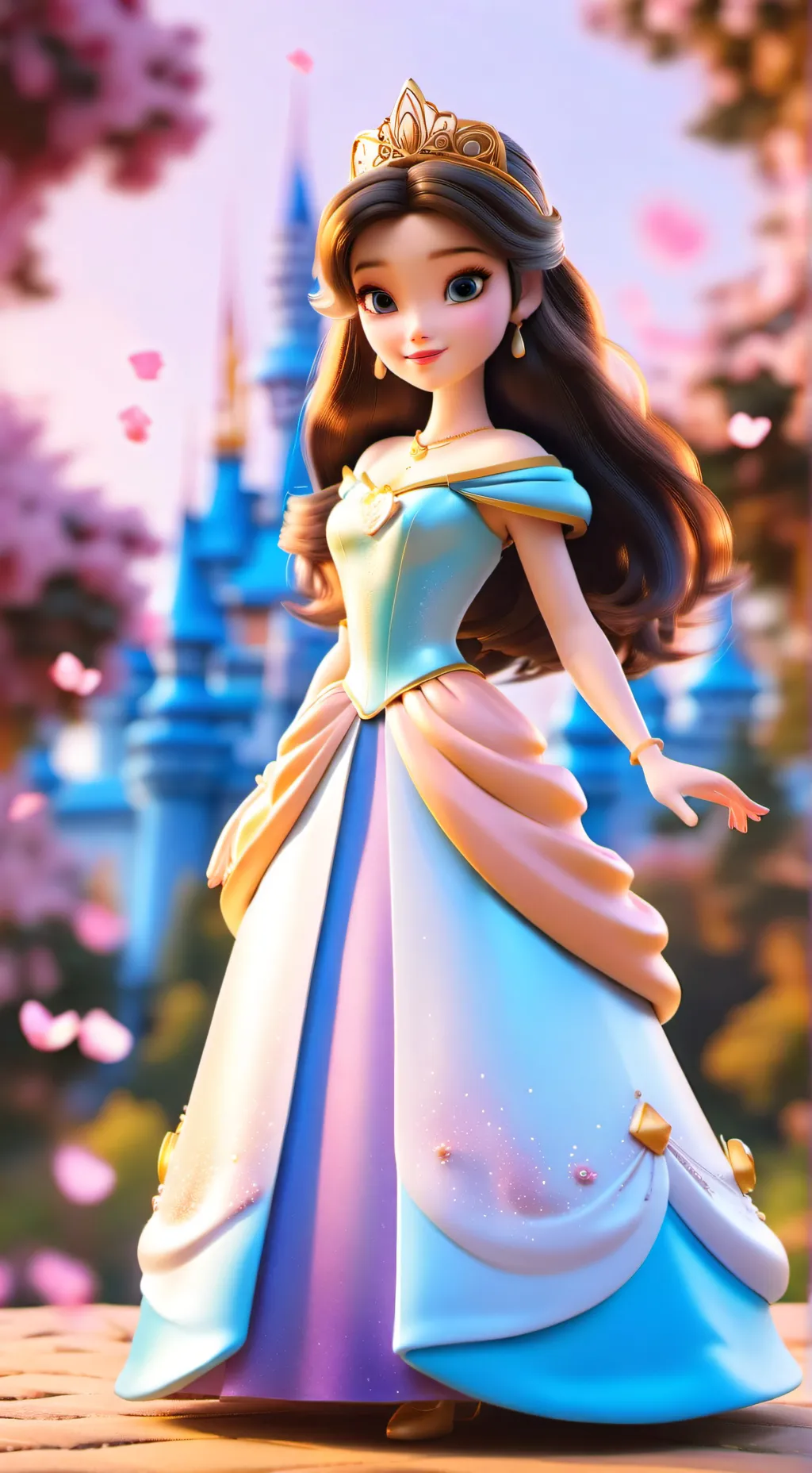 ai character: Princess Lucy  background