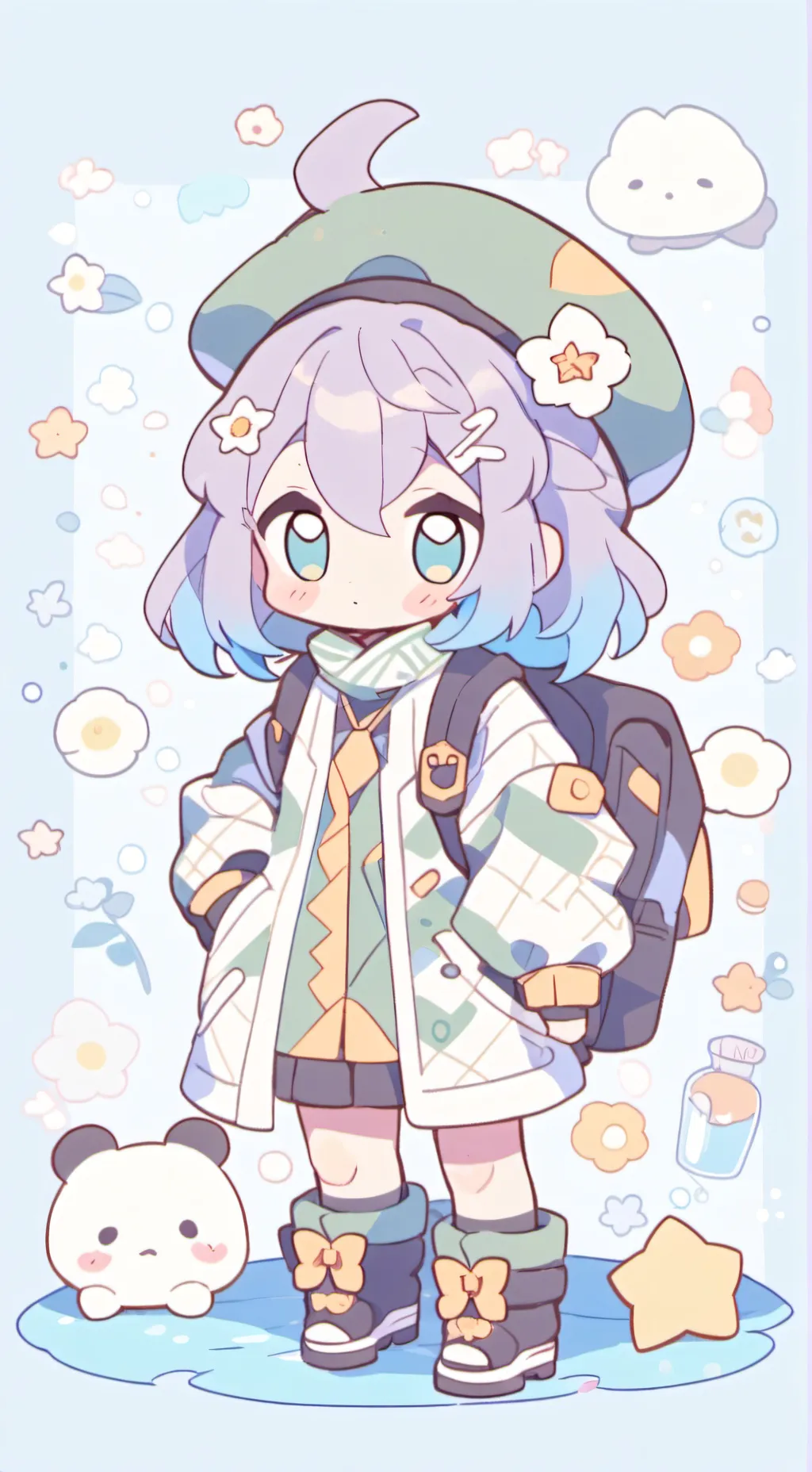 ai character: Spr Sis Horror 3 background