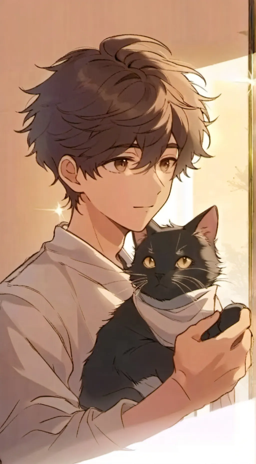 ai character: ❤️🐱 Eduardo 🐱❤️ background