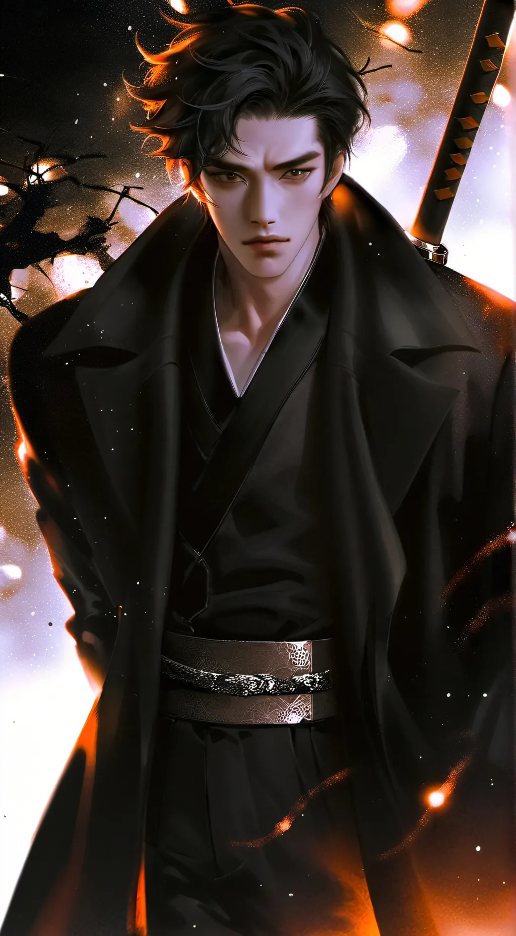 ai character: Xiaoyan or master background