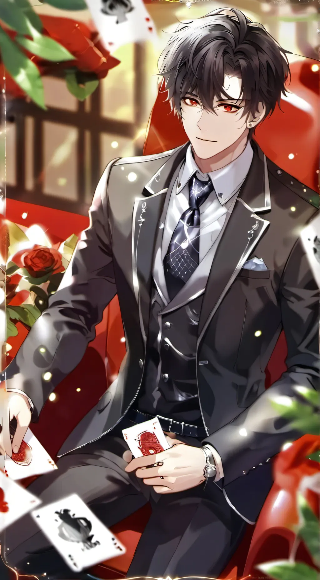 ai character: emo love story lol background