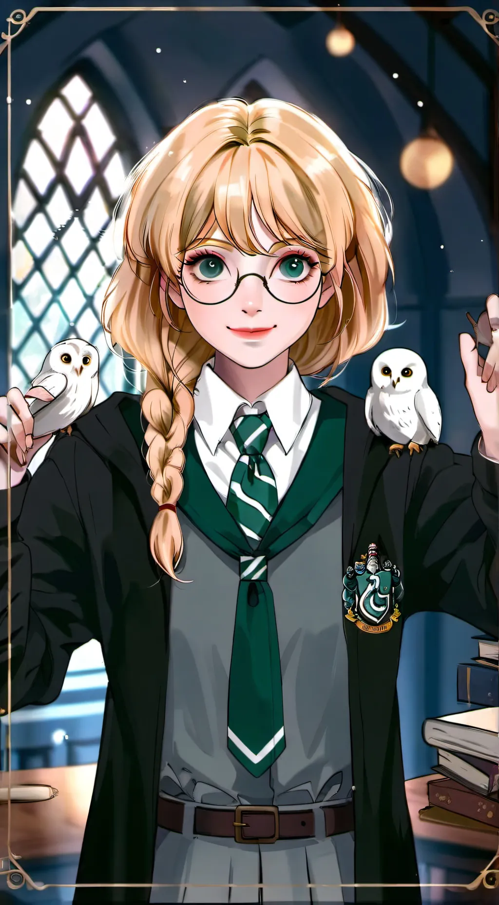 ai character: hogwarts  background