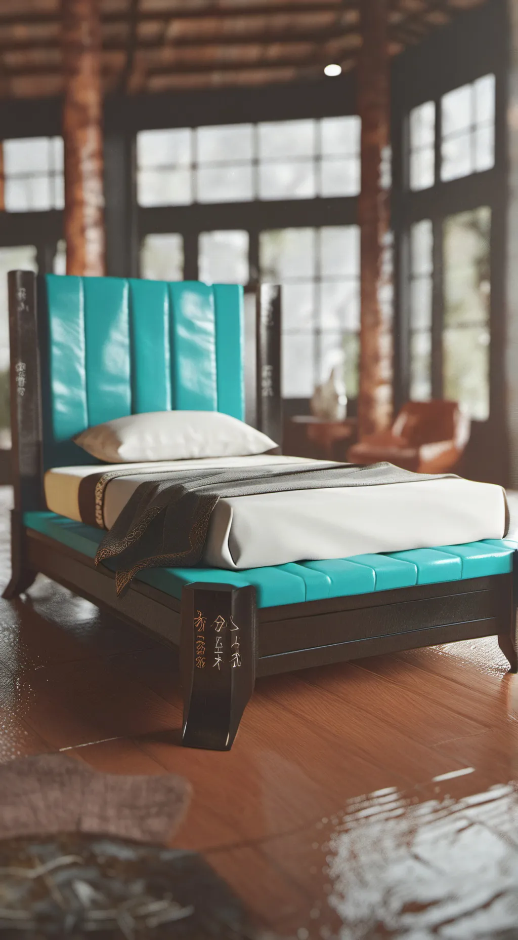 ai character: sg sleep over background