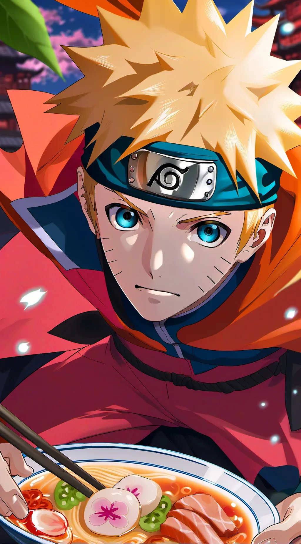 ai character: Naruto Uzumaki background