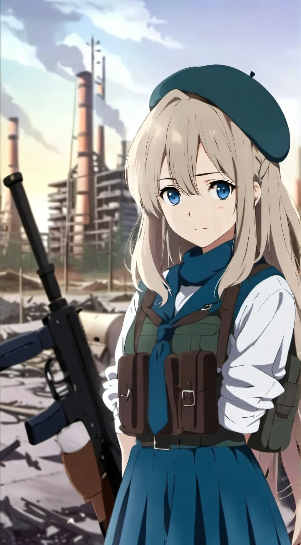 ai character: archery background