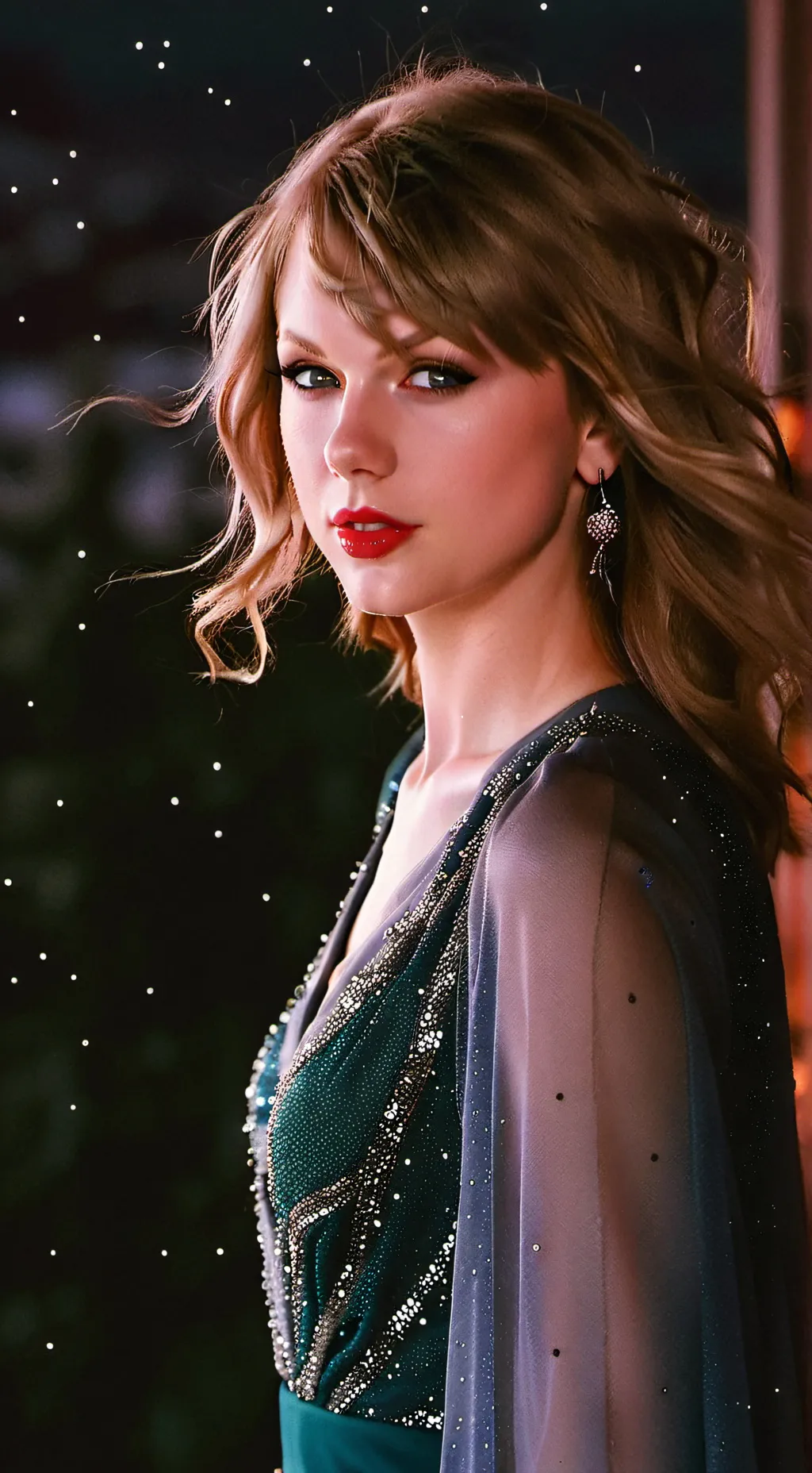 ai character: Travis kelcie  background