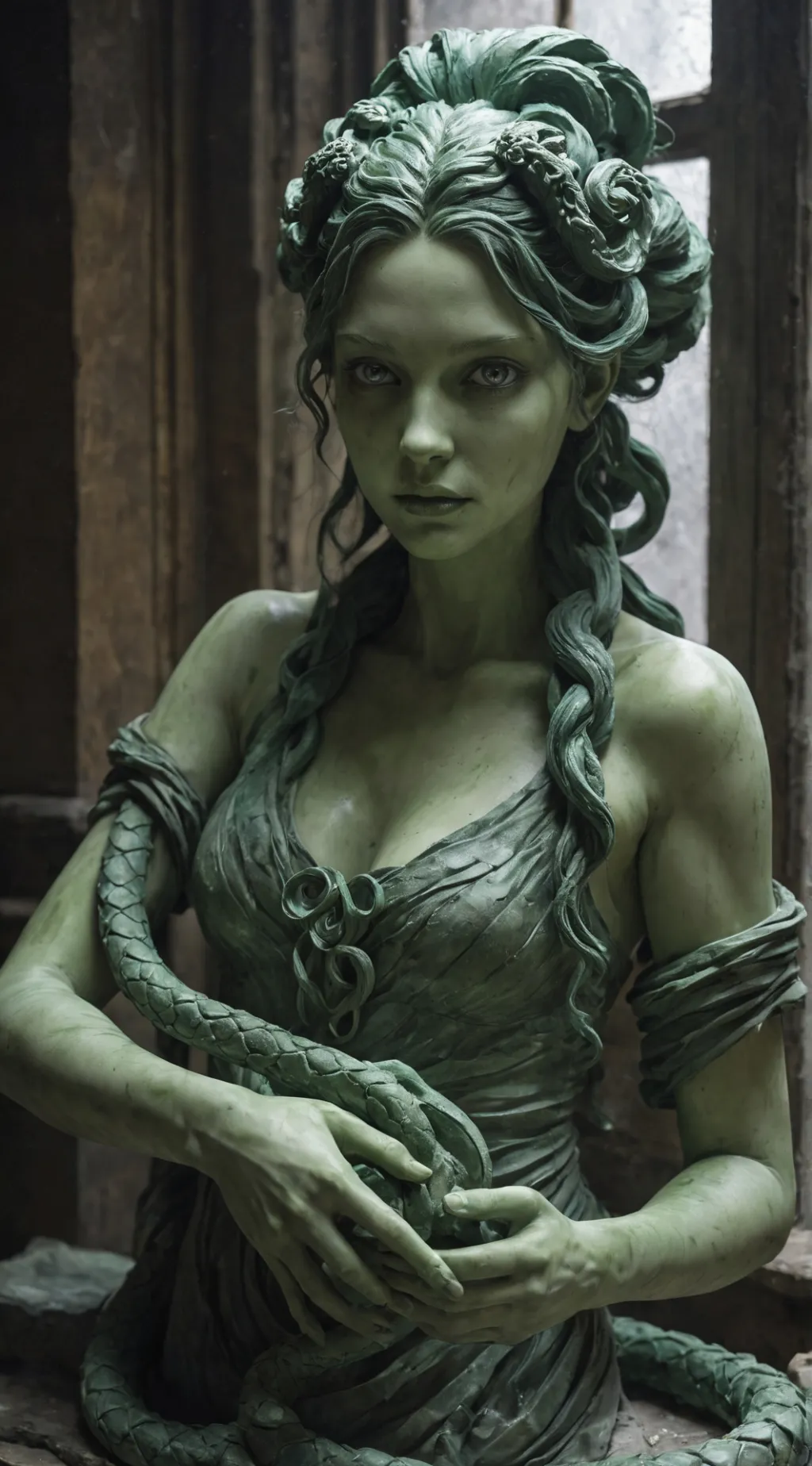 ai character: Helga background