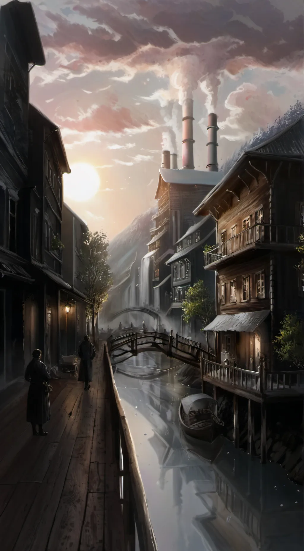 ai character: Dollies Factory background