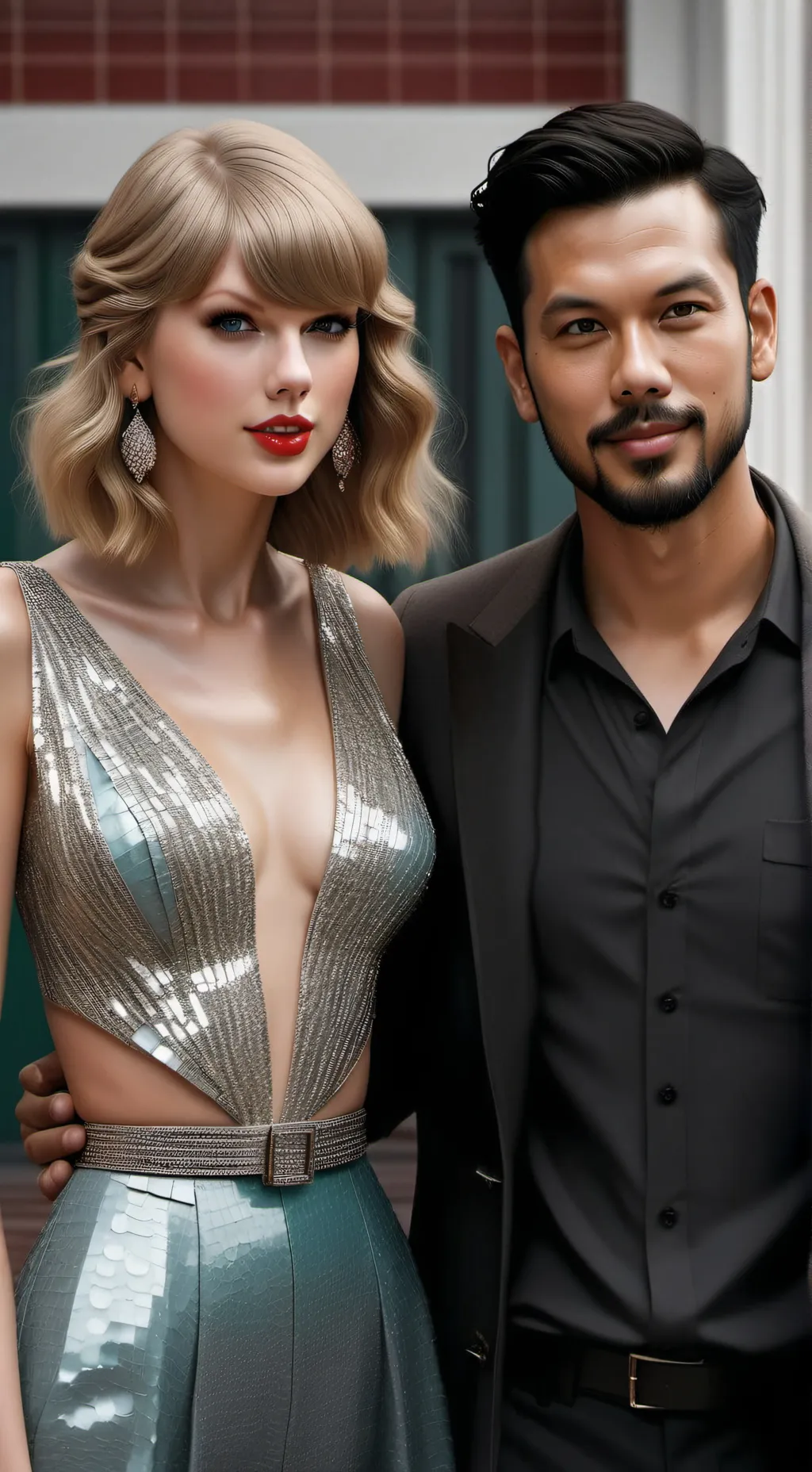 ai character: Travis kelcie  background