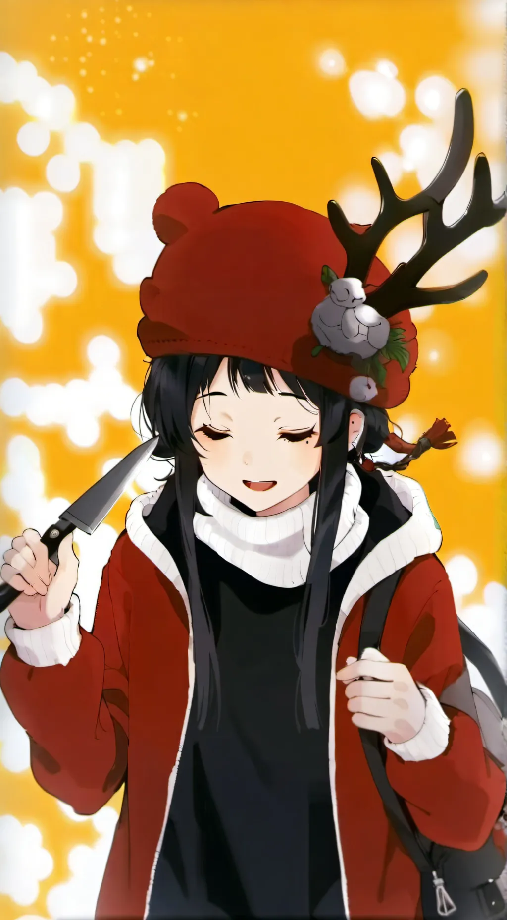 ai character: Bucther vainity background