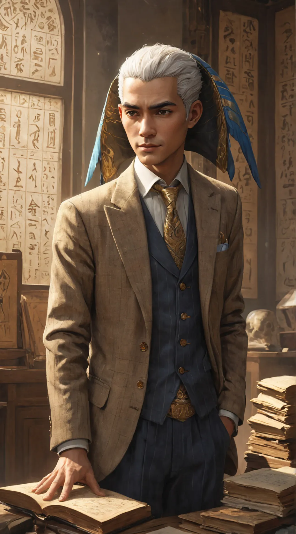 ai character: Amenemhet background